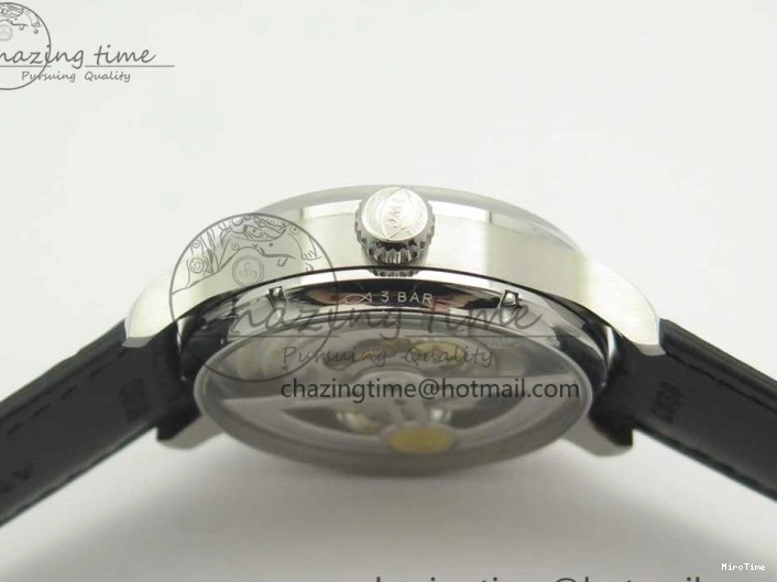 MIROTIME 0227 Seasonal Portuguese Tourbillon IW5463 SS ZF Best Edition Blue Dial on Black Leather Strap 7171